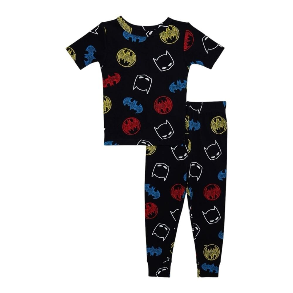 Batman Toddler Snug Fit Pajama Set 2 Piece Size 12M NEW